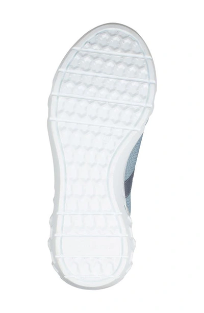 Shop Ara Jennifer Energystep Sneaker In Aqua Mesh/ Silver Trim