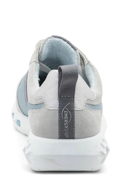 Ara Jennifer Energystep Sneaker In Aqua Mesh/ Silver Trim