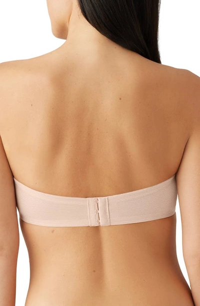 Wacoal Visual Effects Strapless Underwire Minimizer Bra In Sand