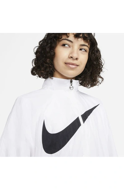 Shop Nike Sportswear Essential Jacket In White/ Black
