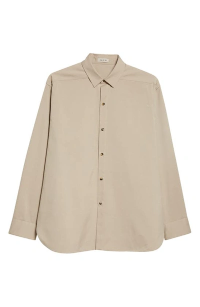 Fear Of God Eternal Button Front Shirt In Dusty Beige | ModeSens