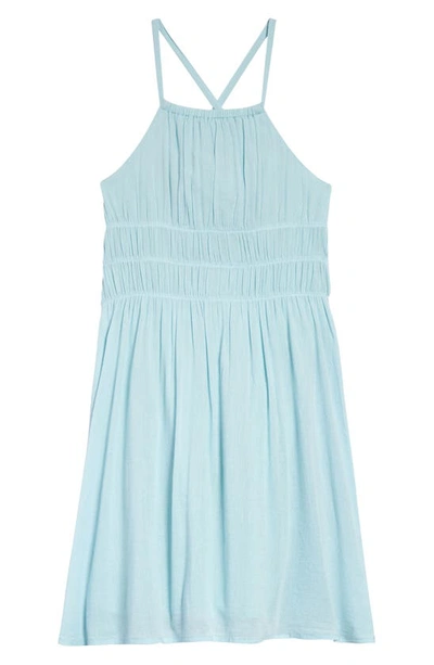 Nordstrom Kids' Halter Sundress In Blue Resort