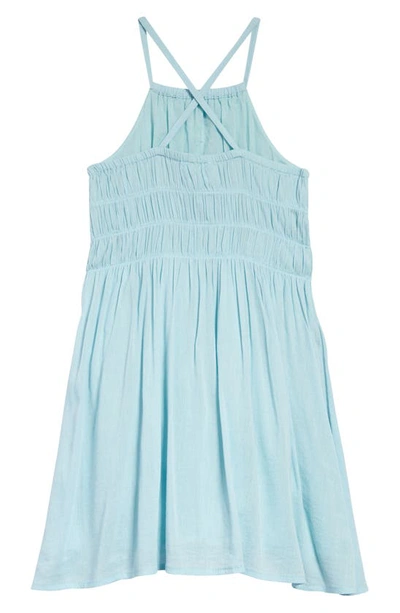 Nordstrom Kids' Halter Sundress In Blue Resort