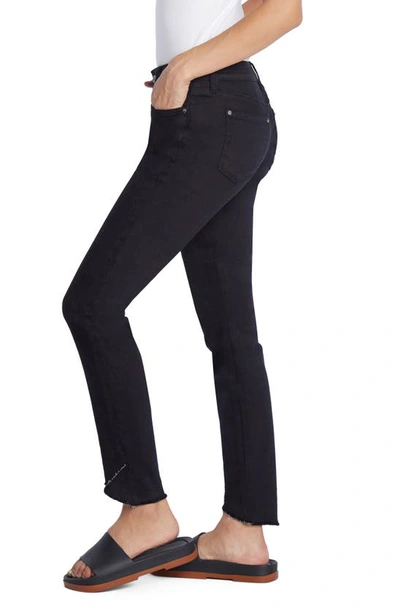 Shop Hint Of Blu Brilliant High Waist Ankle Skinny Jeans In True Black