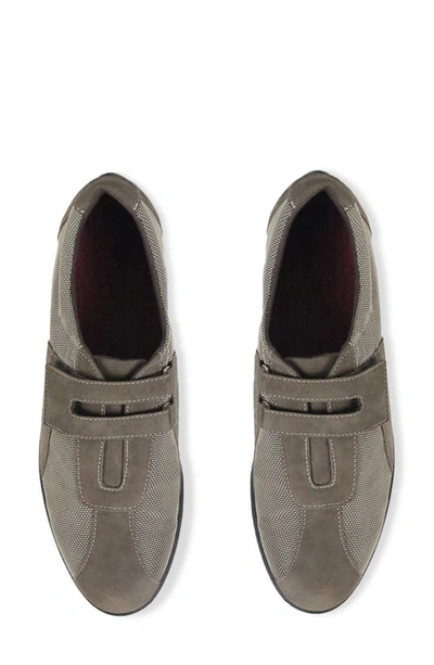 Shop Munro Joliet Ii Sneaker In Khaki Fabric/ Suede