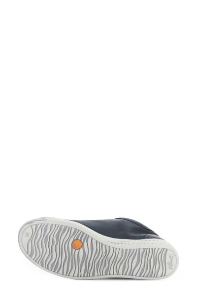 Shop Softinos By Fly London Irit Low Top Sneaker In Navy Washed Leather
