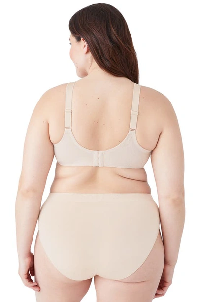 Wacoal Visual Effects Minimizer Lace Bra In Sand