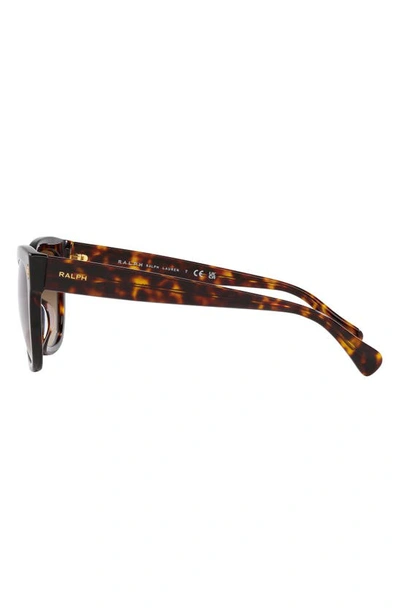 Shop Ralph 52mm Gradient Oval Sunglasses In Shiny Hava