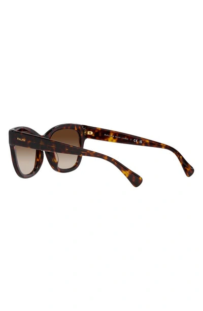 Shop Ralph 52mm Gradient Oval Sunglasses In Shiny Hava