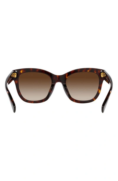 Shop Ralph 52mm Gradient Oval Sunglasses In Shiny Hava