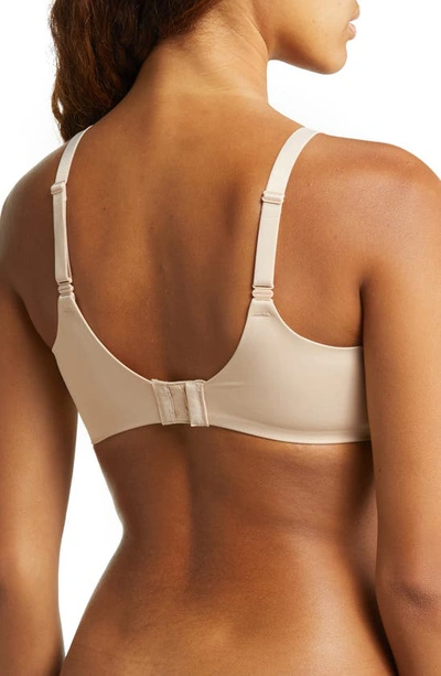 Shop Wacoal Superbly Smooth Underwire T-shirt Bra In Sand