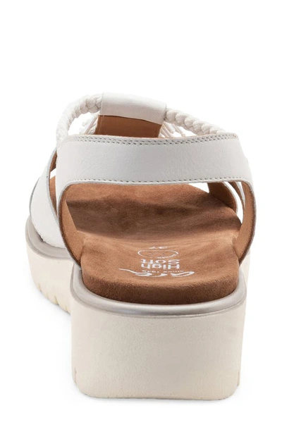 Ara Bristol Platform Sandal In Cream Calf
