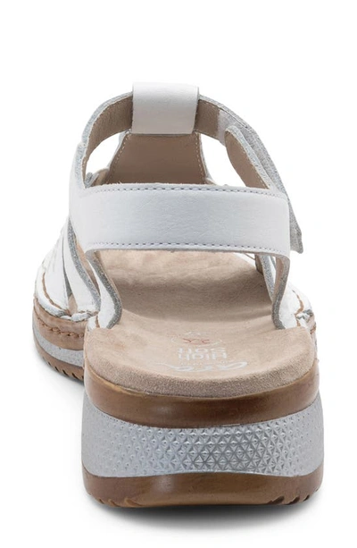 Ara Helena Chain Strappy Sandal In White Calf