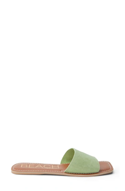 Shop Beach By Matisse Bali Slide Sandal In Lime