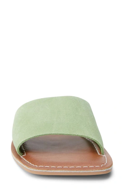 Beach By Matisse Bali Slide Sandal In Lime