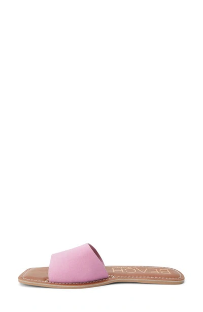 Shop Beach By Matisse Bali Slide Sandal In Hot Pink
