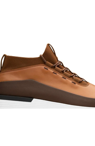 Shop Wolf & Shepherd Crossover™ Mid Wtz Water Resistant Sneaker In Honey / White
