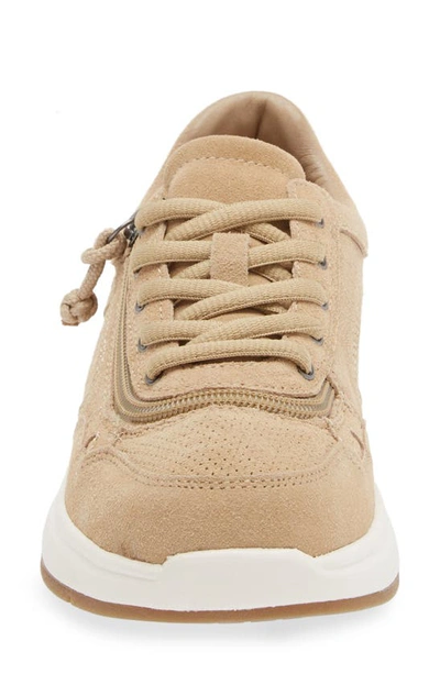 Shop Billy Footwear Comfort Jogger Sneaker In Tan Suede