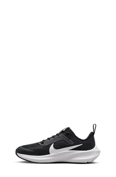 Shop Nike Air Zoom Pegasus 40 Running Shoe In Black/ White/ Iron Grey
