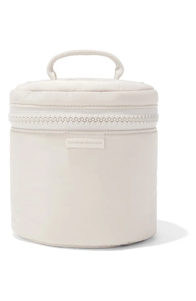 Dagne Dover Mila Repreve® Recycled Polyester Small Toiletry Organizer Bag In Moonbeam