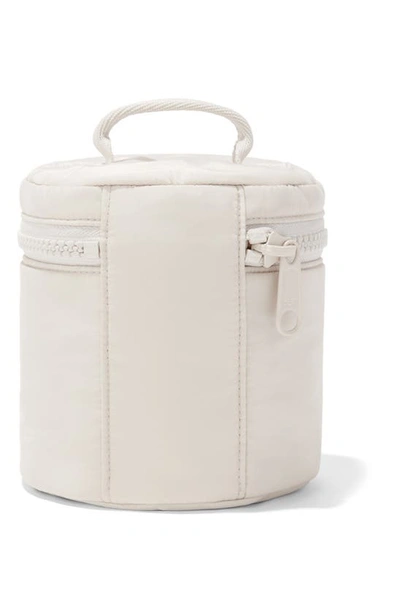 Dagne Dover Mila Repreve® Recycled Polyester Small Toiletry Organizer Bag In Moonbeam