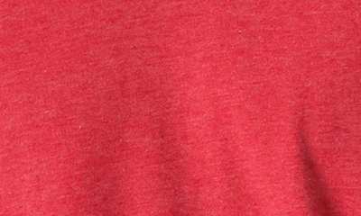 Shop Lucky Brand Venice V-neck Burnout T-shirt In Tango Red