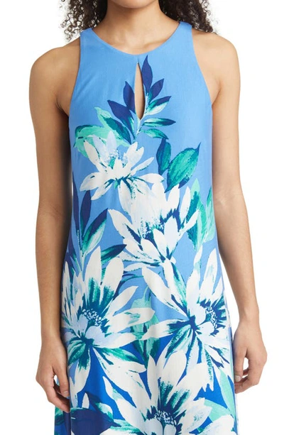 Shop Tommy Bahama Jasmina Joyful Blooms Maxi Dress In Palace Blue