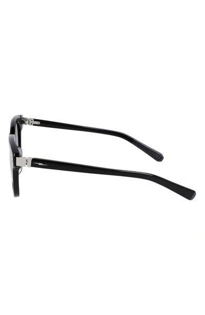 Shop Shinola Monster 51mm Round Sunglasses In Black