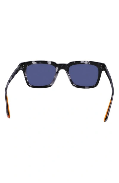 Shop Shinola Monster 54mm Rectangular Sunglasses In Black Tortoise