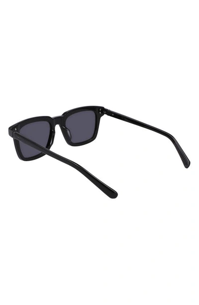 Shop Shinola Monster 54mm Rectangular Sunglasses In Black