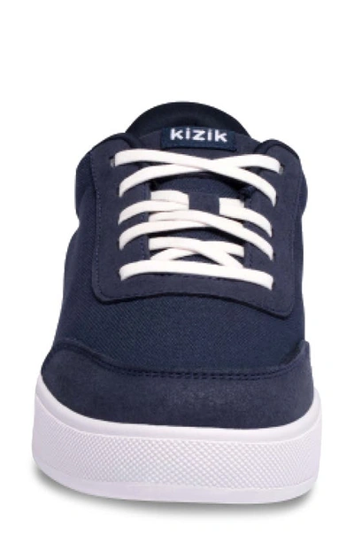 Shop Kizik Prague Hands-free Sneaker In Dusk Blue