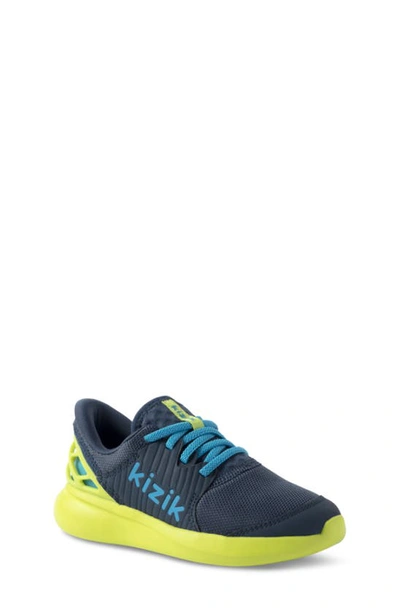 Shop Kizik Kids' Anaheim Hands-free Sneaker In Blue Energy