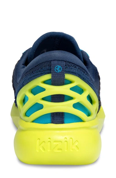 Shop Kizik Kids' Anaheim Hands-free Sneaker In Blue Energy