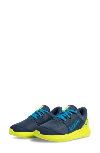 Kizik Kids' Anaheim Hands-free Sneaker In Blue Energy
