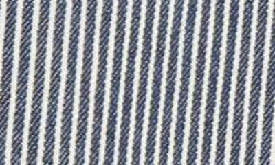 Shop Atm Anthony Thomas Melillo Ticking Stripe Wrap Miniskirt In Naval Blue