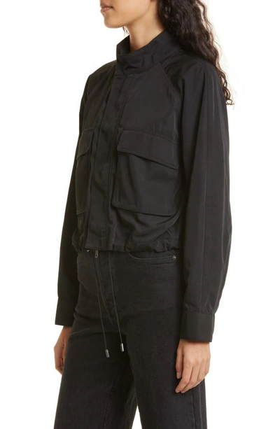 Shop Atm Anthony Thomas Melillo Patch Pocket Cargo Jacket In Black