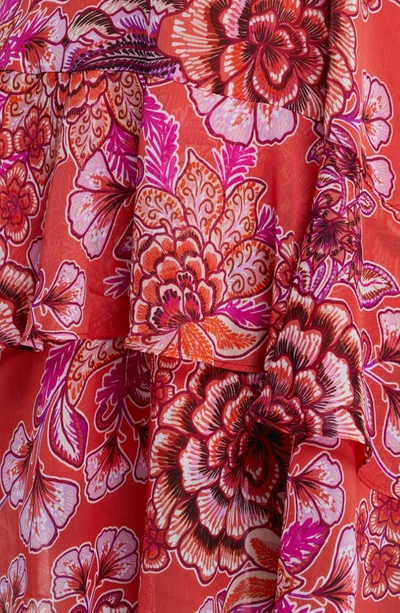 Shop Estelle Morris Floral Midi Dress In Print