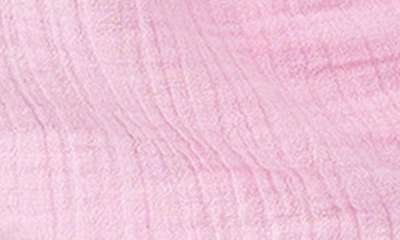 Shop O'neill Carlie Cotton Double Gauze Shorts In Pink
