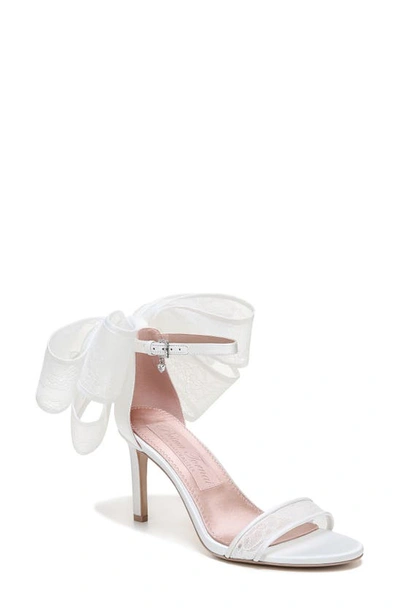 Shop Naturalizer Pnina Tornai For  Amour Ankle Strap Sandal In White Fabric