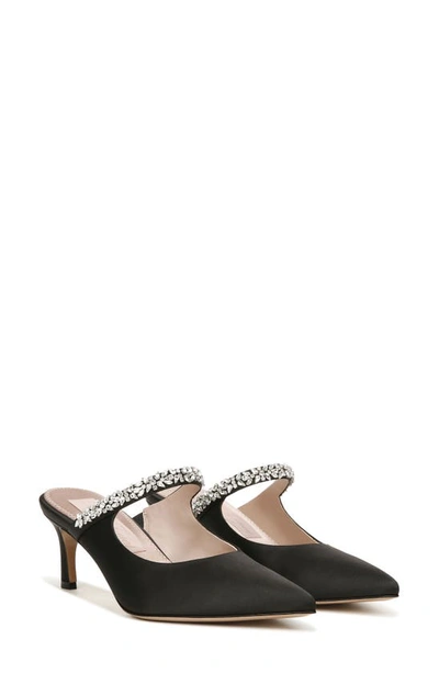Shop Naturalizer Pnina Tornai For  Liefde Pointed Toe Mule In Black Fabric