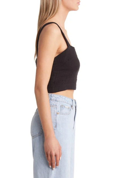Rip Curl Premium Surf Crop Tank In Black