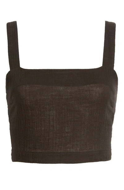 Rip Curl Premium Surf Crop Tank In Black