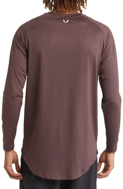 Shop Asrv Silver-lite™ 2.0 Established Long Sleeve Training T-shirt In Faded Plum