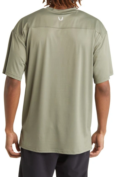 Shop Asrv Silver-lite™ 2.0 Established Oversize Performance T-shirt In Sage