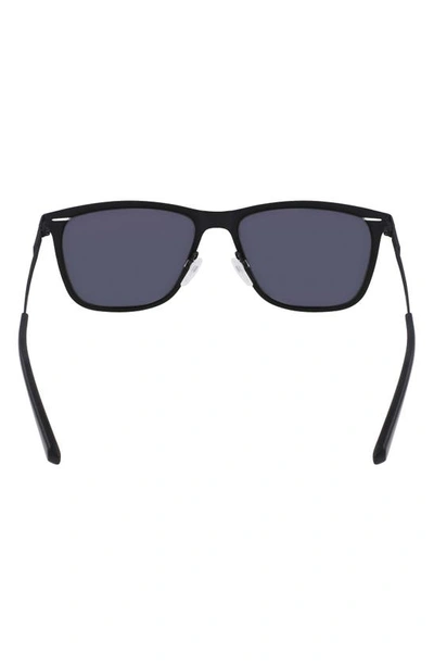 Shop Shinola Arrow 55mm Rectangular Sunglasses In Matte Black