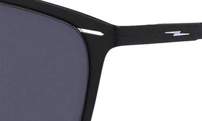 Shop Shinola Arrow 55mm Rectangular Sunglasses In Matte Black
