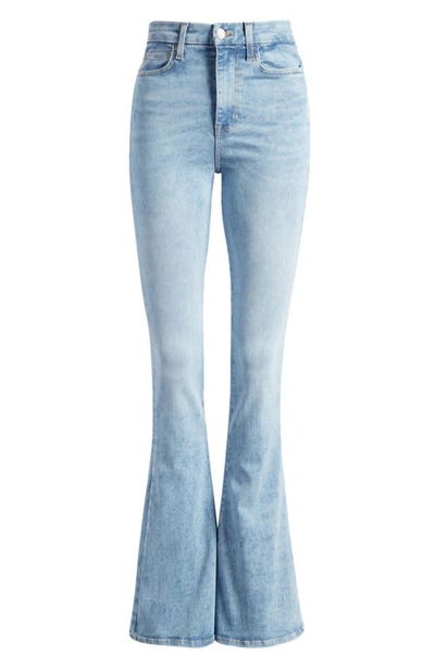 Shop 7 For All Mankind No Filter Ultra High Waist Skinny Flare Jeans In Merton