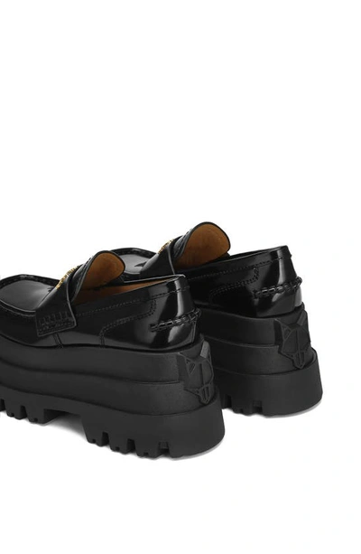 Shop Naked Wolfe Delusion Platform Loafer In Black