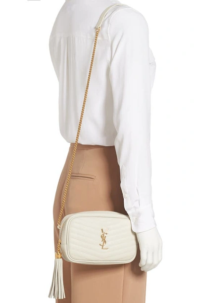 Saint laurent mini lou white new arrivals