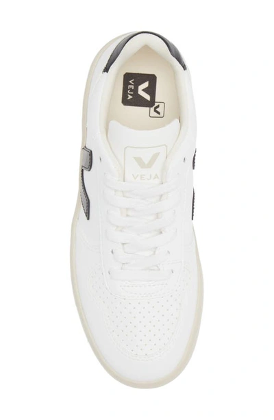 Shop Veja V-10 Cwl Sneaker In White Black